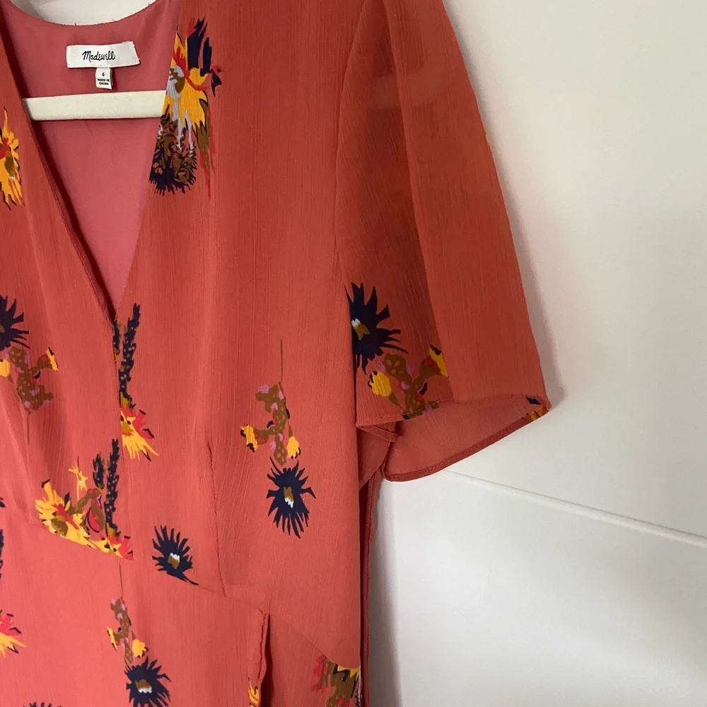 Madewell flower floawy dress - Picture 4 of 6